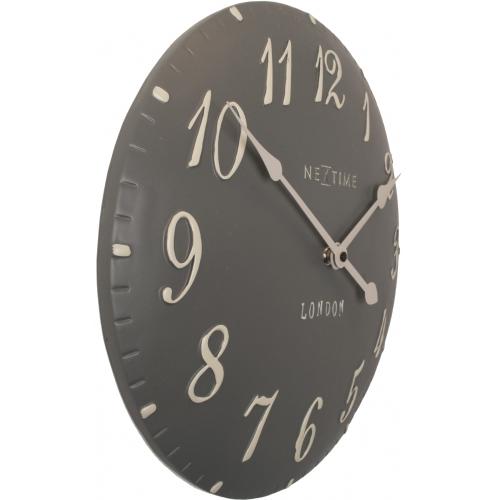 Load image into Gallery viewer, Nextime klok 3084gs london arabic, ø34.5cm, wall, gray white