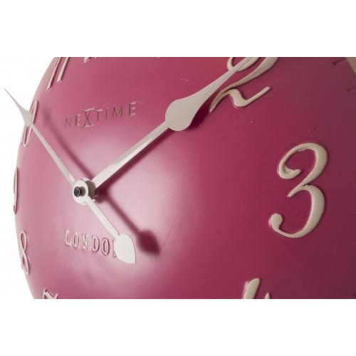 Load image into Gallery viewer, Nextime klok 3084rz london arabic, ø34.5 cm, wall, pink white