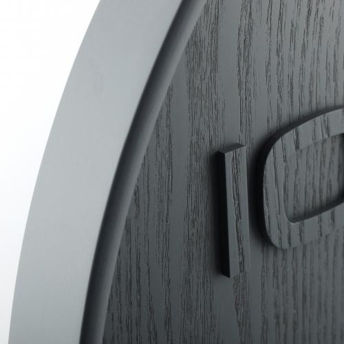 Load image into Gallery viewer, Nextime klok 3095gs wood wood big, ø52.8 cm, wall, gray