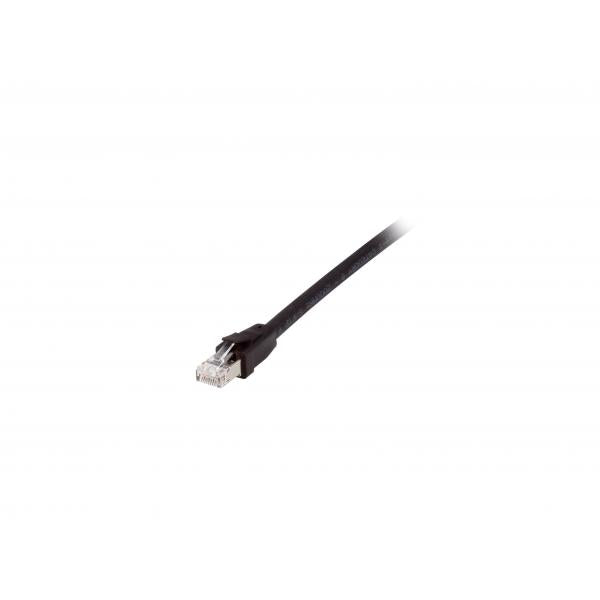Load image into Gallery viewer, Equip 608057 patch cable, cat8.1, s ftp (s-stp) rj-45, rj-45, black, 0.5m