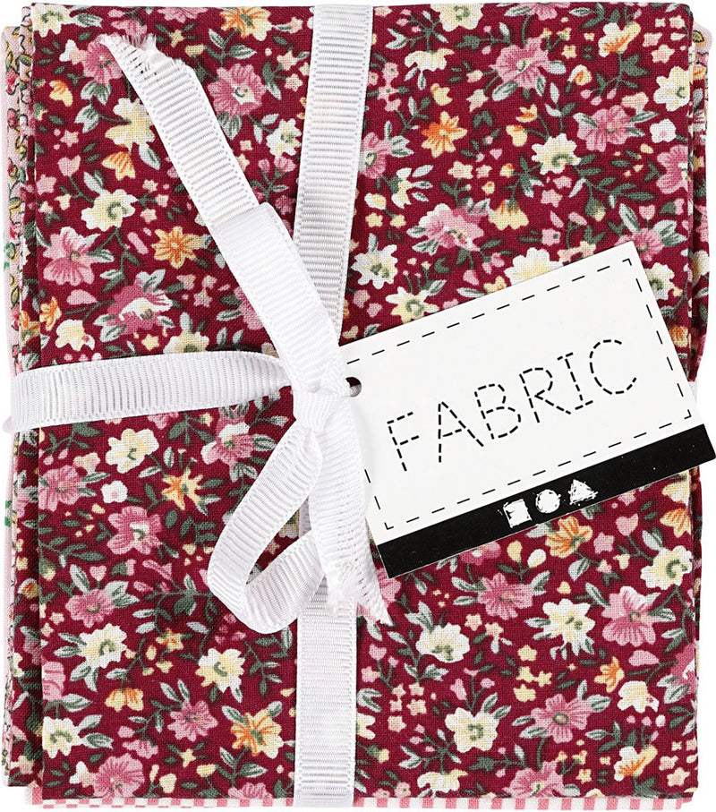Load image into Gallery viewer, Creativ company patchwork stof roze 45x55cm, 4st.