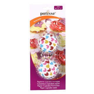 Afbeelding laden in galerijviewer, Patisse papieren cupcake vormpjes 200 stuks 5 cm | 4 stuks