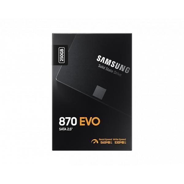 Load image into Gallery viewer, Samsung mz-77e2t0b 870 evo ssd, 2 tb, 2.5 , sata3, 6 gbps, 3d v-nand, 560 550 mb s, 512 mb ddr4