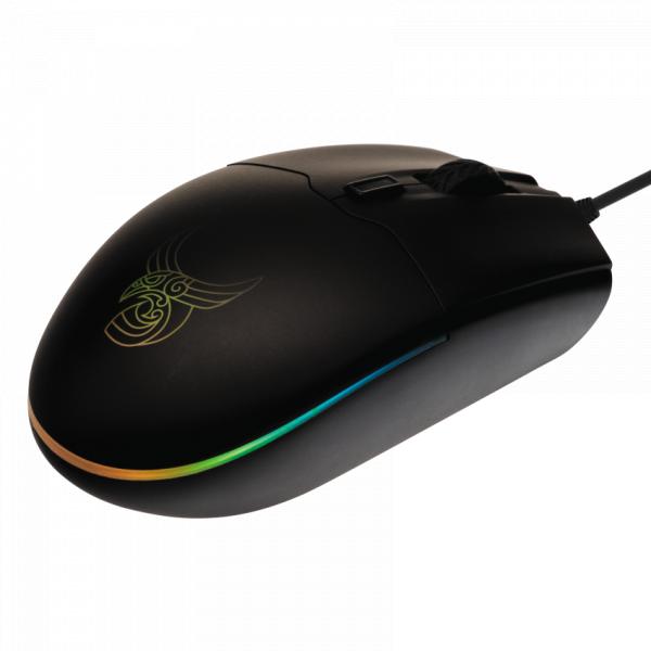 Load image into Gallery viewer, L33t gaming 160398 hofud wired rgb gaming mouse, 6 buttons, 3200dpi, usb