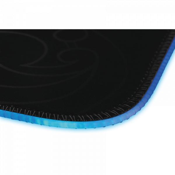 Load image into Gallery viewer, L33t gaming 160405 karlvagn rgb gaming mousepad, medium-size, fast surface. 355 x 255 x 3 mm, black