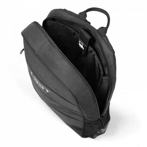 Load image into Gallery viewer, L33t gaming 160380 gaming backpack in black slim nylon design. fits 15.6inch devices