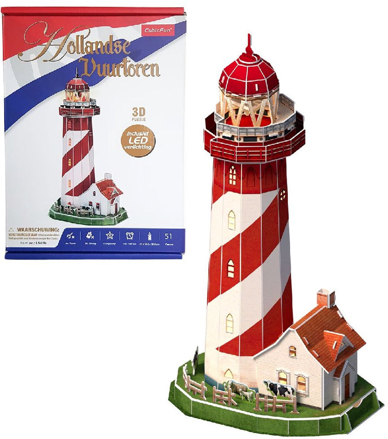 Load image into Gallery viewer, Cubic fun 3d puzzel vuurtoren led, 51st.