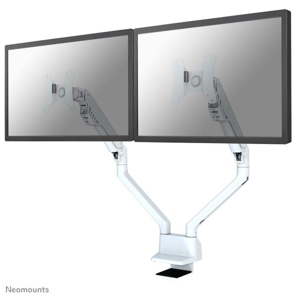 Load image into Gallery viewer, Neomounts neomounts fpma-d750dwhite2flat screen desk mount, clamp grommet, dual-mount, 10 32 inch