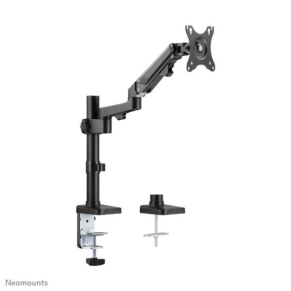 Load image into Gallery viewer, Neomounts ds70-750bl1 desk pole mount, clamp grommet, 17 - 27 inch