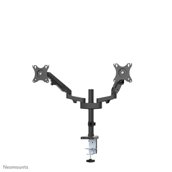 Load image into Gallery viewer, Neomounts neomounts ds70-750bl2desk pole mount, clamp grommet, duall-mount, 17 27 inch