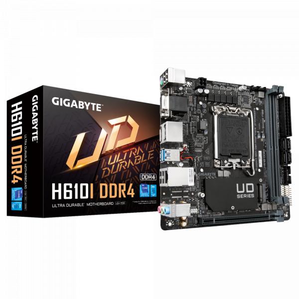 Load image into Gallery viewer, Gigabyte h610i ddr4 h610i ddr4, mini-itx, intel, lga 1700, ddr4 dimm, 64 gb, m.2, tpm, gblan