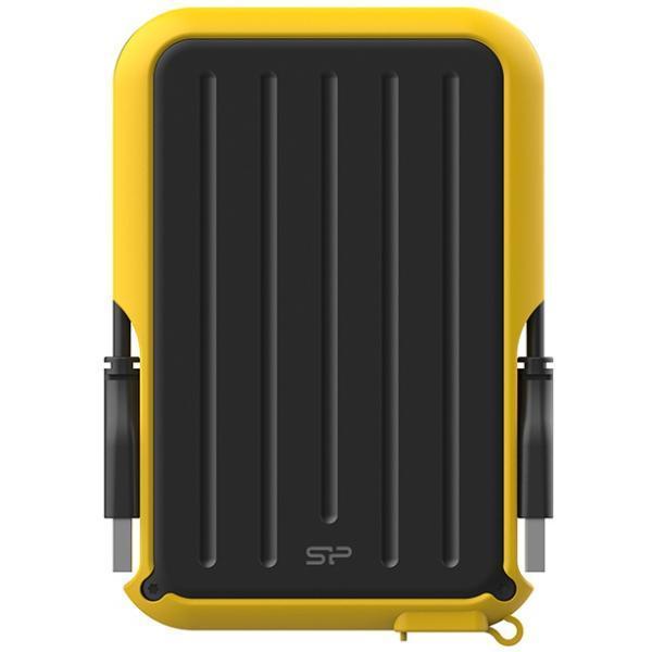 Load image into Gallery viewer, Silicon power sp040tbphd66ls3y armor a66 portable hdd, 4 tb, usb3.2 gen 1, yellow, certificate