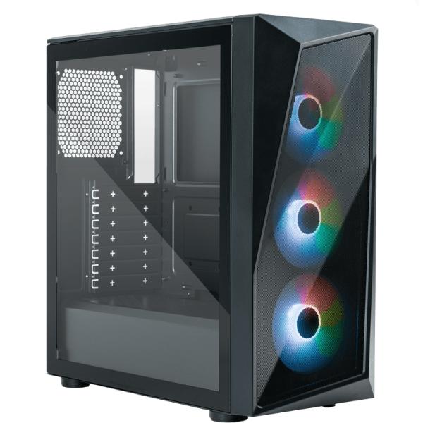Load image into Gallery viewer, Cooler master cp520-kgnn-s00 cmp 520 with 3argb fans, atx, midi-tower, window, 3x 120mm rgb