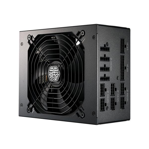 Load image into Gallery viewer, Cooler master mpe-c501-afcag-eu mwe gold v2, atx, 1250w, rtx ready, modular, 140mm, black