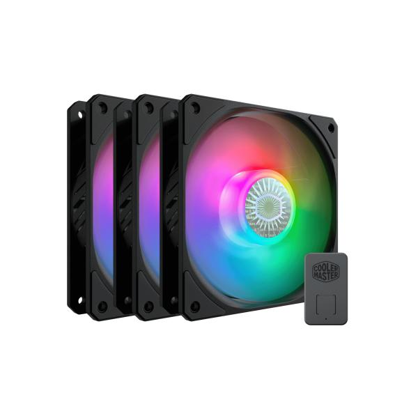 Load image into Gallery viewer, Cooler master mfx-b2dn-183pa-r1 sickleflow 120 argb 3 in 1, 3x 120mm, 650-1800 rpm, 8 - 27 dba