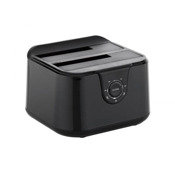 Load image into Gallery viewer, Conceptronic donn12b donn12b dual bay 2.5inch 3.5inch sata hard drive dock usb 3.0