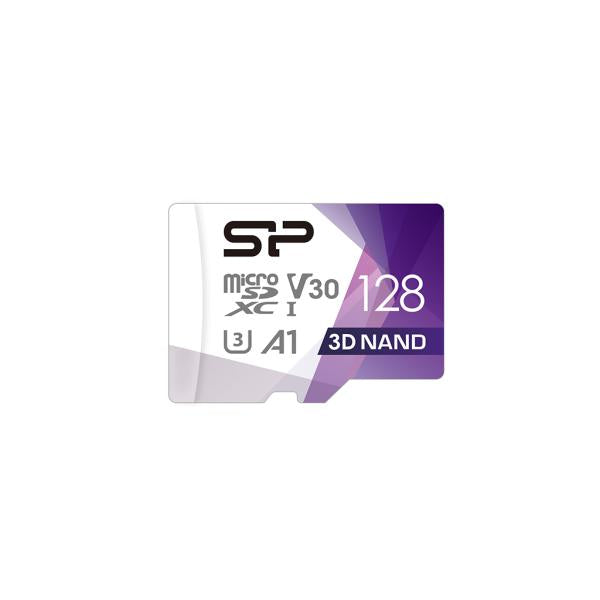 Load image into Gallery viewer, Silicon power sp128gbstxdu3v20ab superior pro, 128 gb, microsdxc, class 10, uhs-i, 100 mb s, 80 mb s
