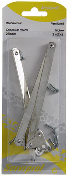 Load image into Gallery viewer, Mack 1013344 - 2 meubelscharen vernikkeld 250 mm | 5 stuks