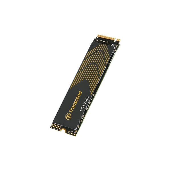 Load image into Gallery viewer, Transcend ts1tmte250s mte 250s, 1 tb, m.2 2280, pcie gen4x4, nvme, 3d tlc w dram, heatsink