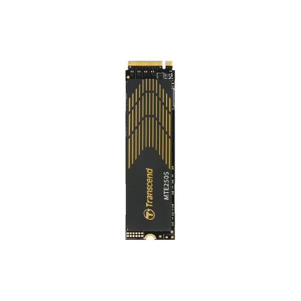 Load image into Gallery viewer, Transcend ts2tmte250s mte 250s, 2 tb, m.2 2280, pcie gen4x4, nvme, 3d tlc, w dram, heatsink