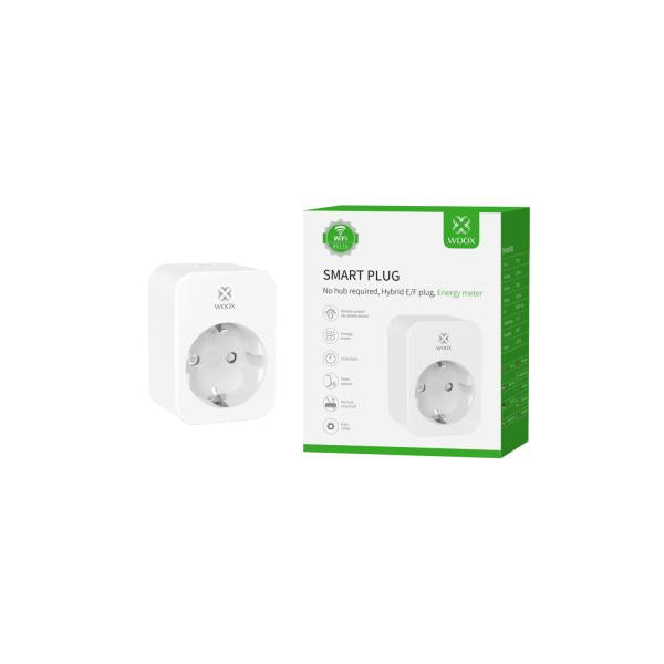 Load image into Gallery viewer, Woox r6118 smart plug, schuko, wifi, 802.11b g n, 3680 w, ip20, 30m, white