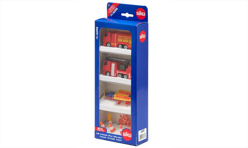 Load image into Gallery viewer, Siku 6330 geschenkset brandweer 3-delig