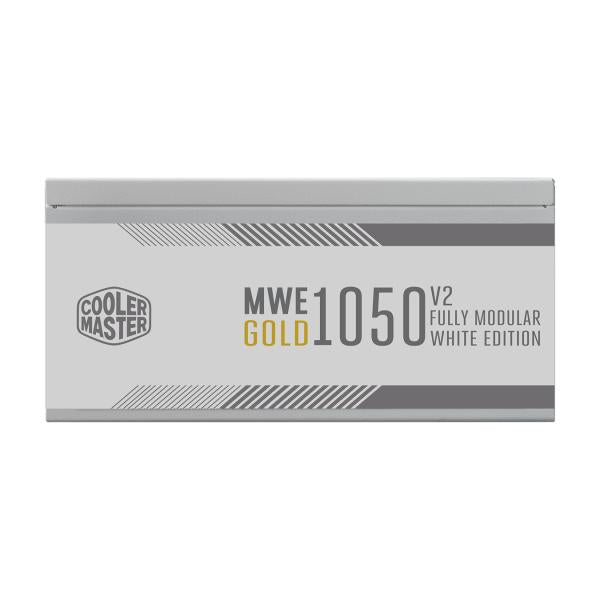 Load image into Gallery viewer, Cooler master mpe-a501-afcag-3geu mwe gold 1050 v2 white, atx3.0, 1050w, 90%, 140mm, 3x pcie 6+2