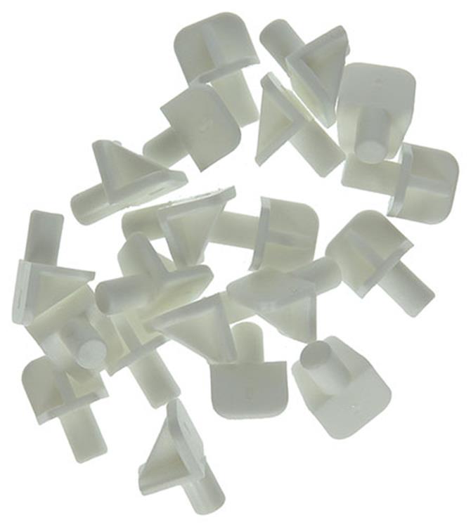 Load image into Gallery viewer, Mack 1015837 - 20 plankdragers kunststof wit ø 5 mm | 10 stuks