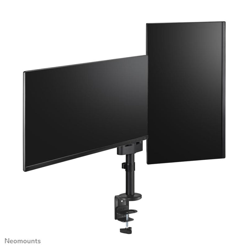 Afbeelding laden in galerijviewer, Neomounts ds60-425bl2 desk monitor arm, clamp grommet, 17 - 27 , 8 kg, 100x100 mm, black