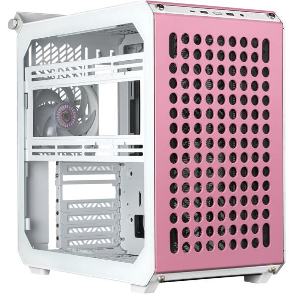 Load image into Gallery viewer, Cooler master q500-dgnn-s00 qube 500 flatpack macaron edition atx, multi-color front, 120 140 mm