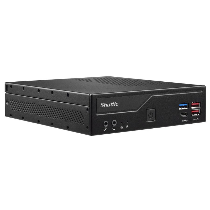 Load image into Gallery viewer, Shuttle dh670v2 mini pc barebone, lga1700, h670, ddr4, 2x hdmi, 2x dp , 2x 2.5g lan, 8x usb, 24 7