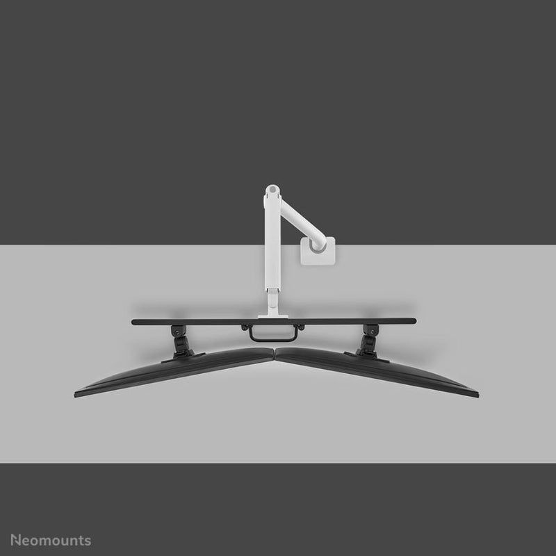 Load image into Gallery viewer, Neomounts ds75s-950wh2 full-motion desk mount, 2x 17 - 27 , 8 kg, 100x100 mm, black