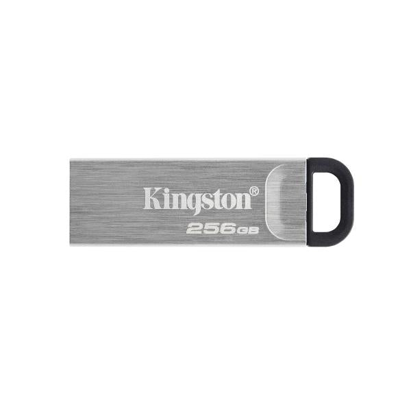 Load image into Gallery viewer, Kingston dtkn 256gb datatraveler kyson usb flash drive, 256 gb, usb 3.2 type-a, 200 60 mb s, silver