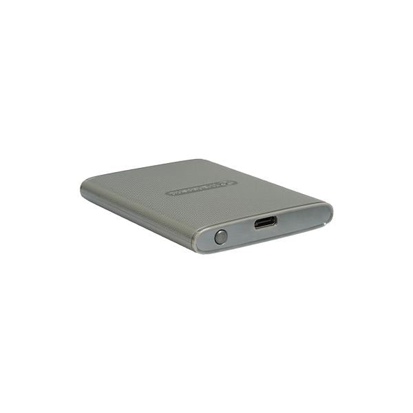 Load image into Gallery viewer, Transcend ts1tesd360c esd360c external ssd, 1tb, usb 20gbps, type c, 2000 mb s, 3d nand, gray