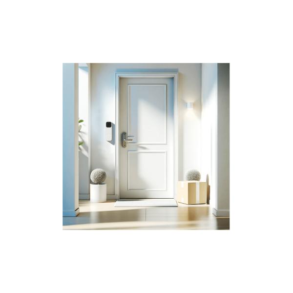 Afbeelding laden in galerijviewer, Woox r4331 smart video deurbel binnen bel, fhd, 3mp, 1 2.8 cmos, ip65, wi-fi 802.11 b g n, white