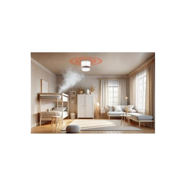 Load image into Gallery viewer, Woox r7305 smart zigbee rook alarm, zigbee, google assistant, ip20, white