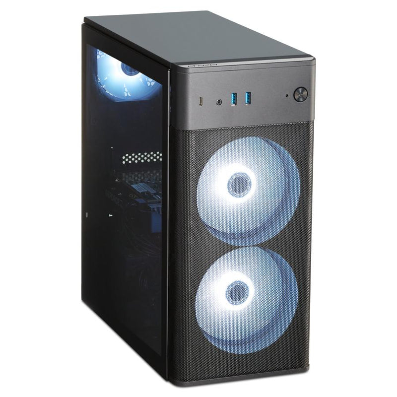 Load image into Gallery viewer, Erazer 10025657 md35360 recon e45, 3.6ghz, amd ryzen 5500, 16 gb, 1 tb, geforce rtx 4060 8gb, w11h