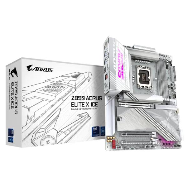 Load image into Gallery viewer, Gigabyte z890 a elite x ice, atx, lga1851, intel® core™ ultra, 4x ddr5, 2.5 gbe, wi-fi 7, usb4