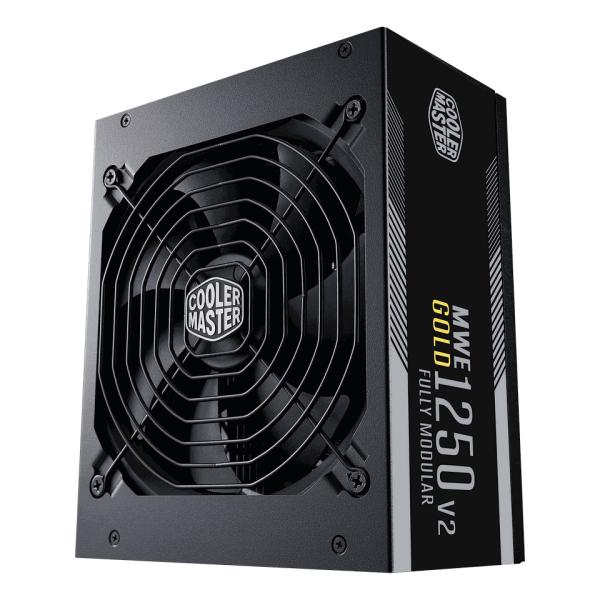 Afbeelding laden in galerijviewer, Cooler master mpe-c501-afcag-3eeu mwe gold 1250 v2 black, atx3.1, 1250w, =90% @typical, 140mm