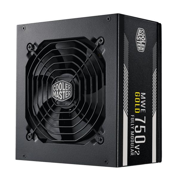 Load image into Gallery viewer, Cooler master mpe-7501-afaag-3eeu mwe gold 750 v2 atx3.1, 750w, 90% @typical, fully modular, 120mm