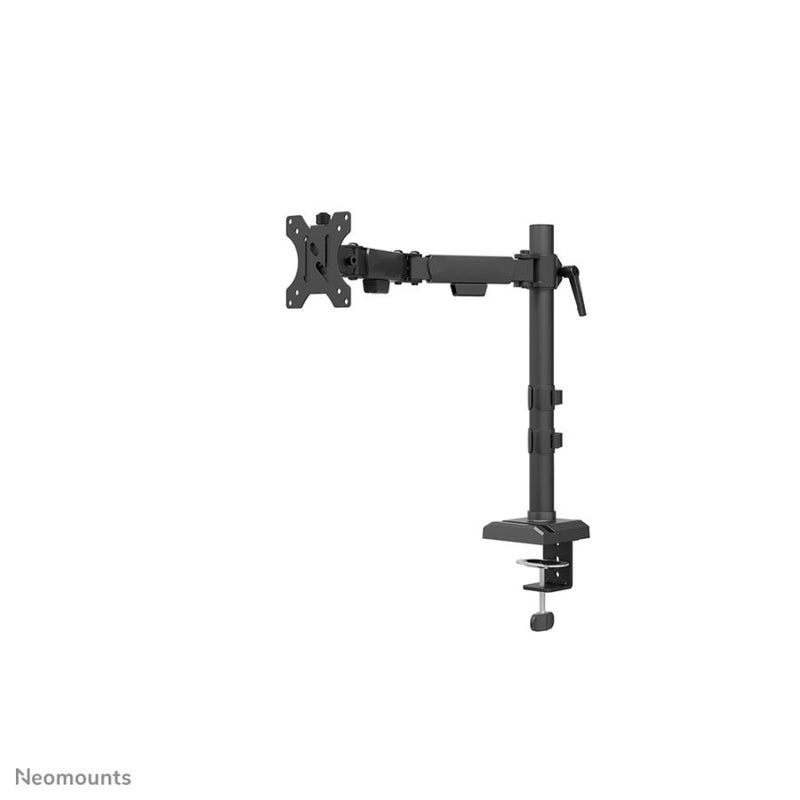Afbeelding laden in galerijviewer, Neomounts ds60-600bl1 desk monitor arm, clamp grommet, 8 kg, 10 - 32 , 100 x 100 mm, black