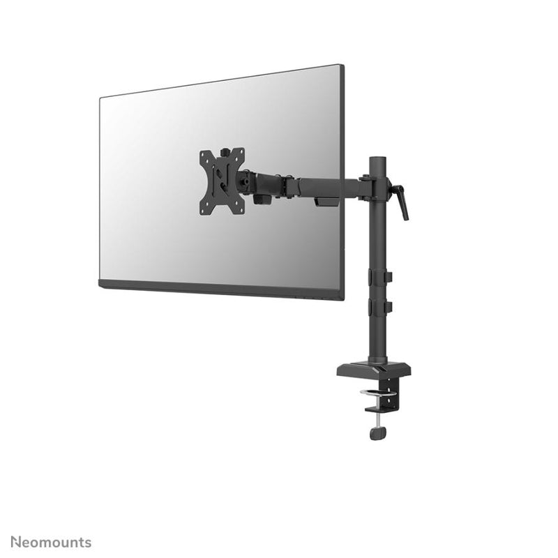Afbeelding laden in galerijviewer, Neomounts ds60-600bl1 desk monitor arm, clamp grommet, 8 kg, 10 - 32 , 100 x 100 mm, black