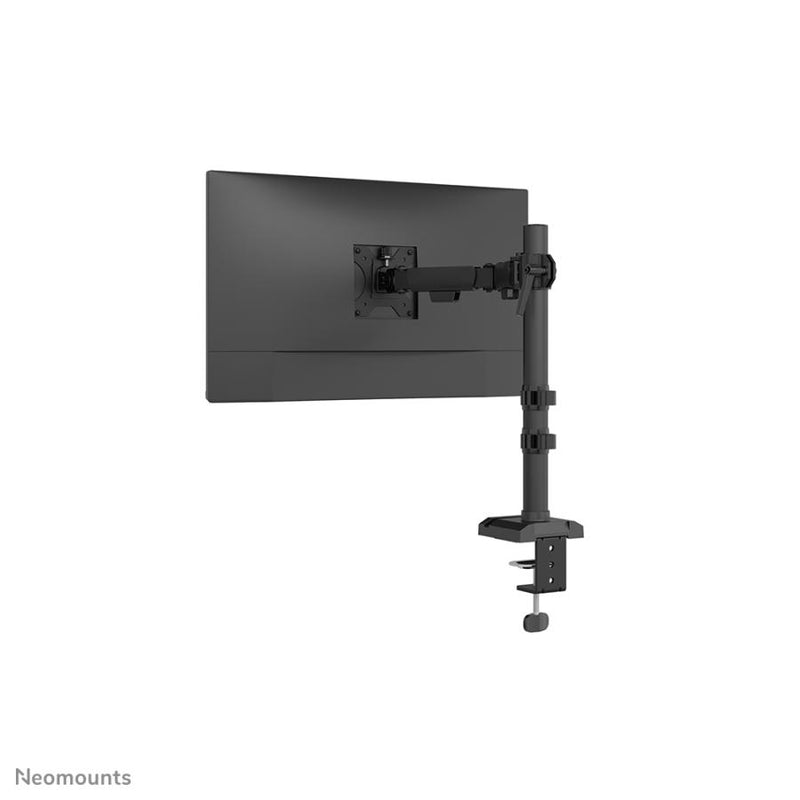 Afbeelding laden in galerijviewer, Neomounts ds60-600bl1 desk monitor arm, clamp grommet, 8 kg, 10 - 32 , 100 x 100 mm, black