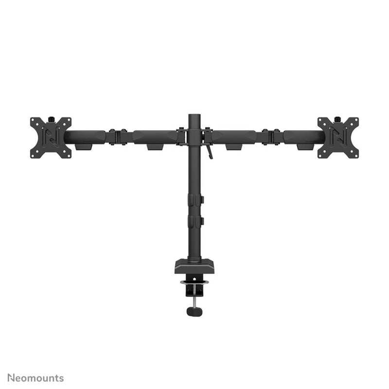 Load image into Gallery viewer, Neomounts ds60-600bl2 desk monitor arm, clamp grommet, 10 - 32 , 100 x 100 mm, height adjust, black