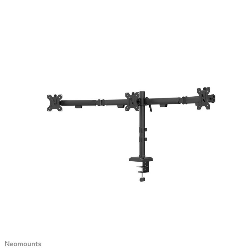 Load image into Gallery viewer, Neomounts ds60-600bl3 desk monitor arm, clamp grommet, 10 - 27 , 100 x 100 mm, height adjust, black