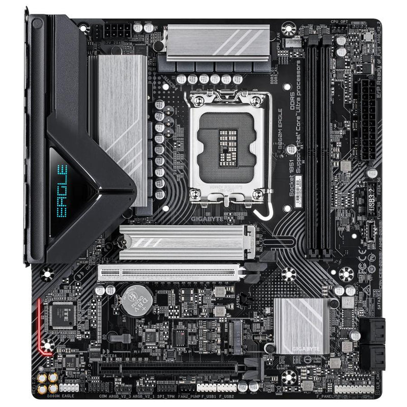 Load image into Gallery viewer, Gigabyte b860m eagle, matx, intel lga1851, b860, 2x ddr5, 2.5 gbe, usb type-c, pcie 5.0
