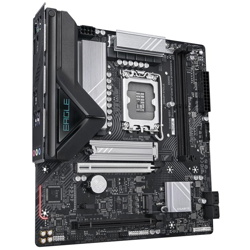 Load image into Gallery viewer, Gigabyte b860m eagle, matx, intel lga1851, b860, 2x ddr5, 2.5 gbe, usb type-c, pcie 5.0