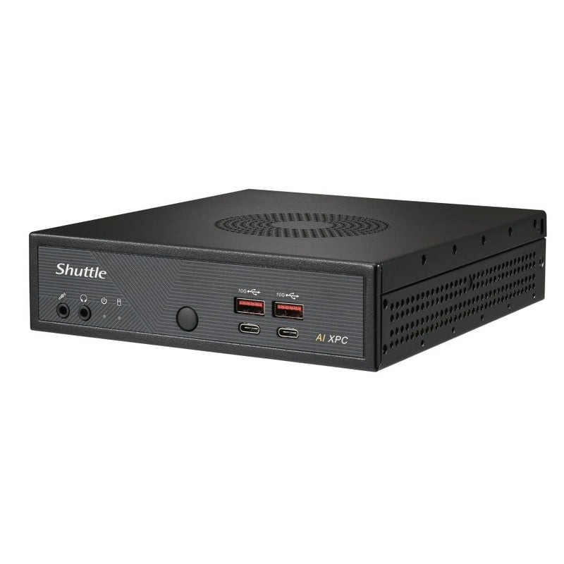 Afbeelding laden in galerijviewer, Shuttle dn11h7 slim ai pc, intel core ultra 7 155h, intel arc graphics, ddr5, hdmi, dp, 4x 2.5g lan