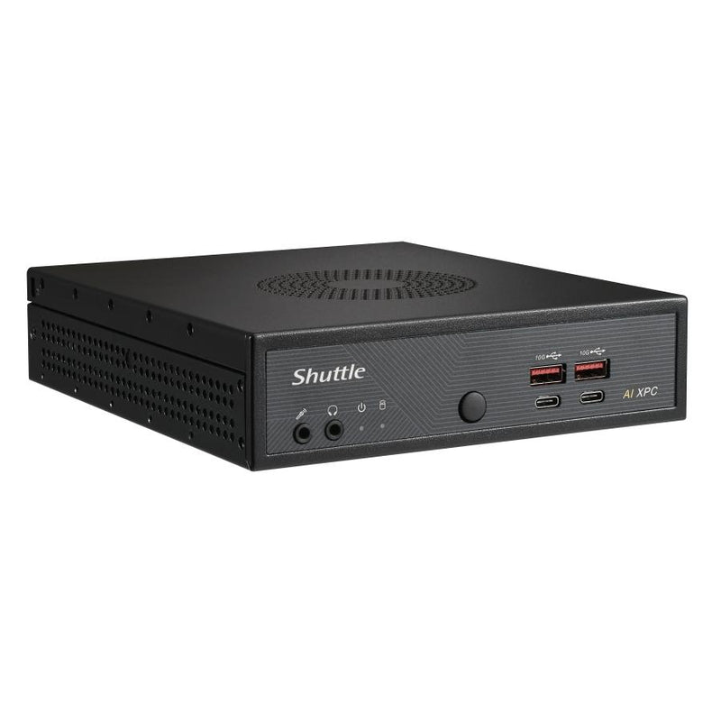 Afbeelding laden in galerijviewer, Shuttle dn11h7 slim ai pc, intel core ultra 7 155h, intel arc graphics, ddr5, hdmi, dp, 4x 2.5g lan