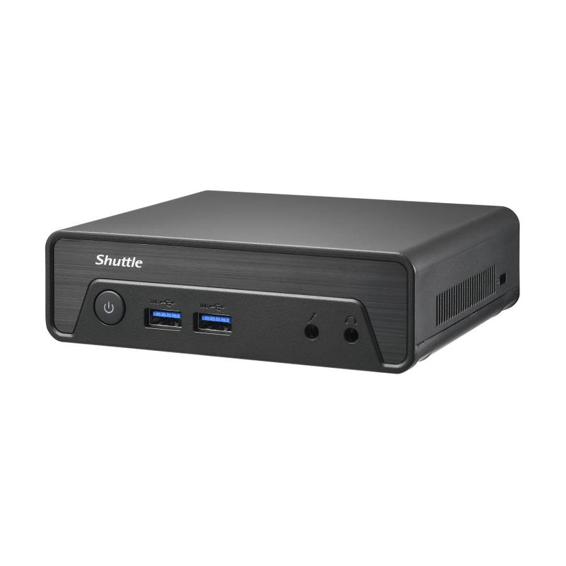 Load image into Gallery viewer, Shuttle ne10n nano pc, intel n 100 soc, ddr4, hdmi, dp, 6x usb, lan, fanless, 24 7, 65 w